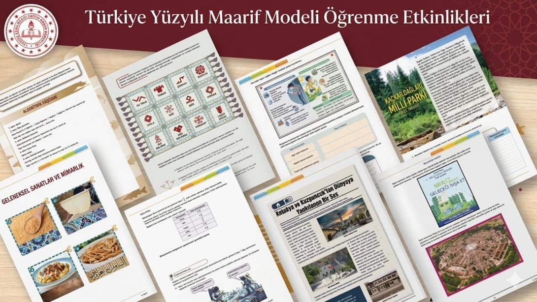 Türkiye Yüzyılı Maarif Modeline Uygun "Öğrenme Etkinlikleri Seti" Yayımlandı