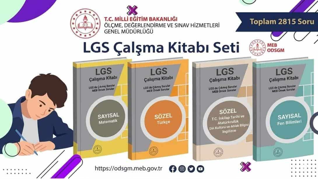 Liselere Giriş Sınavı Kapsamında Yapılacak Merkezi Sınav'a Hazırlanan Öğrencilere Yönelik Dört Çalışma Kitabı Seti Yayımlandı